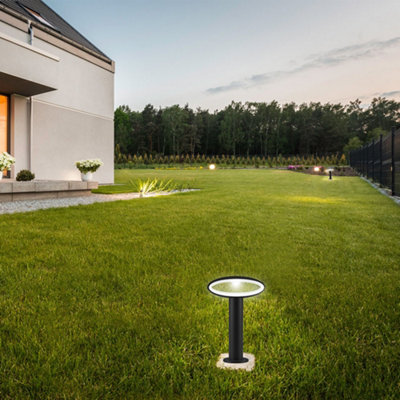 V-TAC LED Bollard Lamp With Lampshade Dark Grey - 3