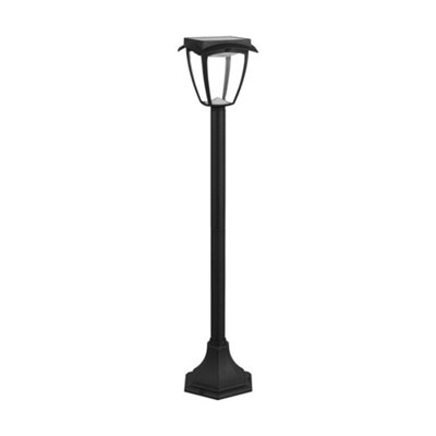 V-TAC LED Solar Lawn Lamp Matt Black