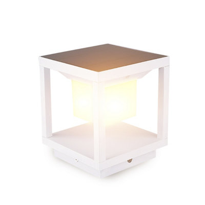 V-TAC Solar Pillar Light LED White Outdoor with Inbuilt Sensor