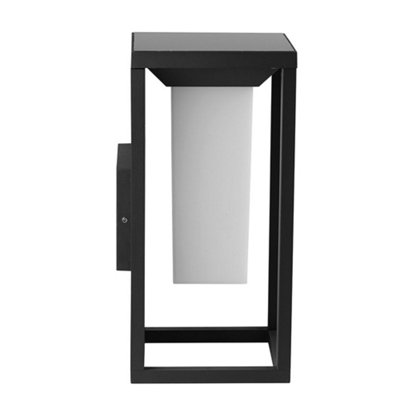 V-TAC Solar Wall Light Black Outdoor with LED Samsung Chip & Inbuilt Sensor - 7