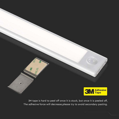 V-TAC USB Rechargeable LED Cabinet Light Silver 2 - 6