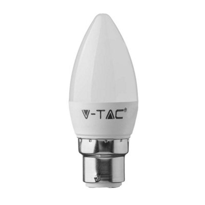 V-Tac Vt-223 4.5W Plastic Candle Bulb Samsung Chip 6500K B22