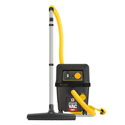 V-TUF STACKVAC HSV 240v 30L M-Class Dust Extractor Wet & Dry - with Power Take Off - Health & Safety Version