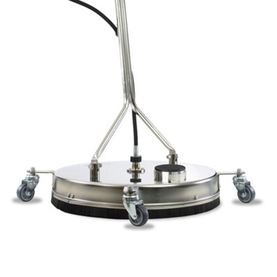 V-TUF SURFACE CLEANER - tufTURBOX 533mm (21") STAINLESS STEEL - New Soft Grip tufGUN MSQ M INLET - 51mm Extraction Port- H1.008TT