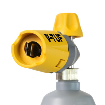 V-TUF tufFOAM Corrosive Resistant Cannon and 1 Litre Bottle ADJUSTABLE DOSE M22 MALE - 3