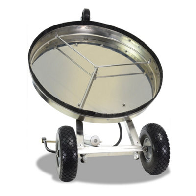 V-TUF tufTURBO750 XL SURFACE CLEANER -  30" 750mm Stainless-Steel Industrial - with Advanced V-Spin Cleaning Technology - 3