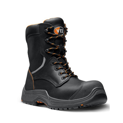 V12 Avenger Safety Rigger Work Boots Black - Size 6