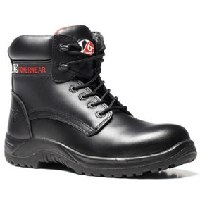 V12 V6400 Otter Black Metal Free Derby Boot En20345:2011-S3 Size 11