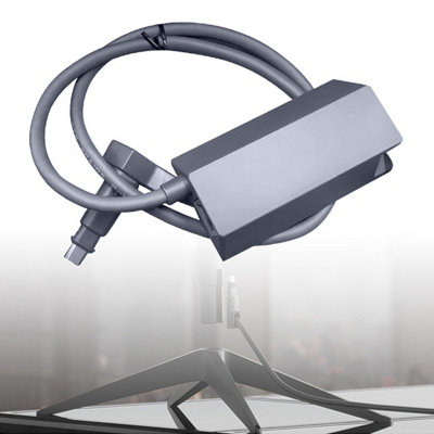 V2 Ethernet Adapter Satellite USB Internet Powerline Kit with Rectangle Dish Antenna