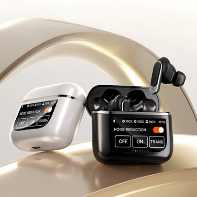 V8 Color Screen Touch Earphones In-Ear Wireless Bluetooth Earphones ...