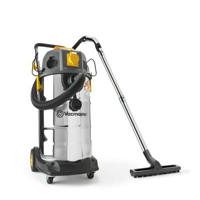 Vacmaster 38L 110V M Class Dust Extractor with Power Take Off & Push ...