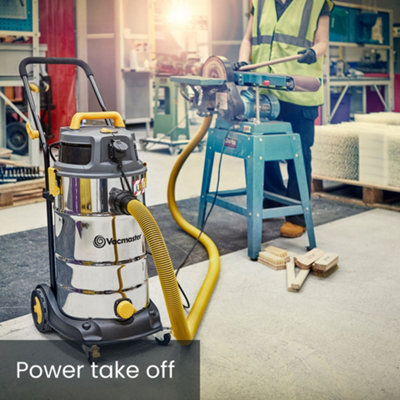 Vacmaster 38L L Class Wet & Dry Vacuum Cleaner with Power Take Off ...