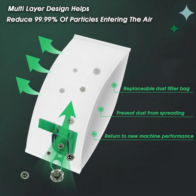 thumbnail image 2 of Compatible Filter Unit Door / Bag Holder For Vorwerk Folletto VK150, HS PRODUCTS 2 of 4