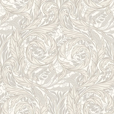 Vale Leaf Wallpaper Cream Muriva 221502