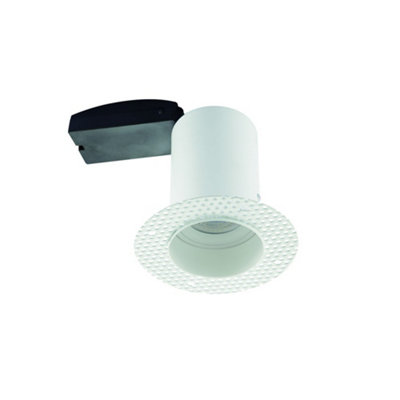 Vale Recessed Trimless Downlight Fire Rated White