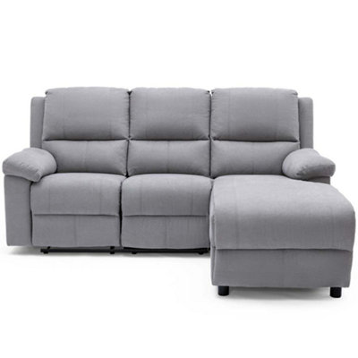 Corner lounge with chaise deals and recliner