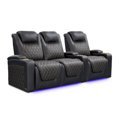 Valencia Oslo Ultimate Luxury Edition Home Theater Seating Row of 3 ...