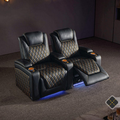 Valencia Oslo Ultimate Luxury Edition Home Theater Seating Row of 3 ...