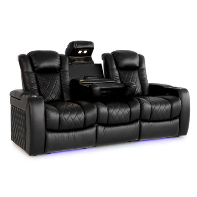 Valencia Tuscany Console Edition Home Theater Seating Row of 3 Dropdown ...