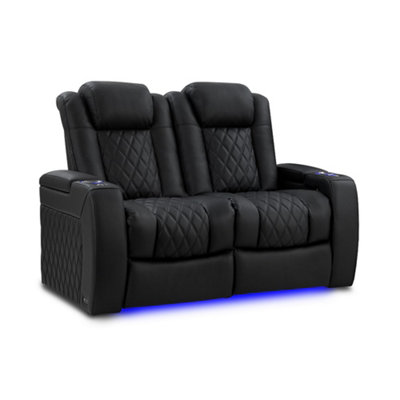 Valencia Tuscany Luxury Edition Home Theater Seating Row of 2 Loveseat ...