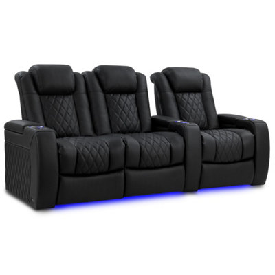 Valencia Tuscany Luxury Edition Home Theater Seating Row of 3 Loveseat ...