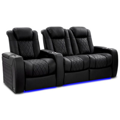 Valencia Tuscany Ultimate Luxury Edition Home Theater Recliner Row of 3 ...