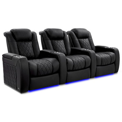 Valencia Tuscany XL Ultimate Luxury Edition Home Theater Seating Row of ...