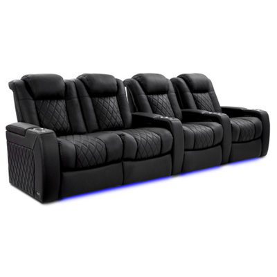 Valencia Tuscany XL Ultimate Luxury Edition Home Theater Seating Row of ...