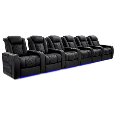 Valencia Tuscany XL Ultimate Luxury Edition Home Theater Seating Row of ...