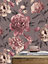 Valentina Big Bloom Mauve Wallpaper