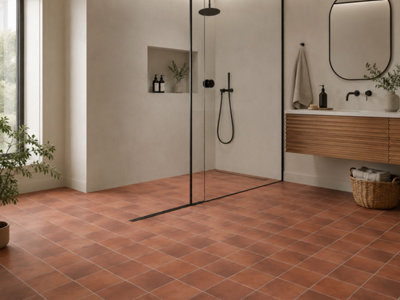 Valenza Autumn Blend Matt Floor Tiles (110 Pack - 5 Box - 2.5m2 Coverage) - Kitchen - 15cm x 15cm - Classic Country Feel