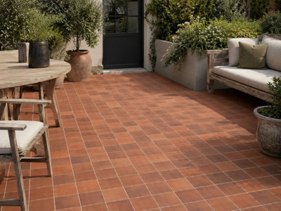 Valenza Autumn Blend Matt Outdoor Floor Tiles (220 Pack - 10 Box - 5m2 Coverage) - Tile - 15cm x 15cm - Classic Country Feel