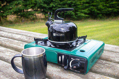 Camping whistling kettle sales