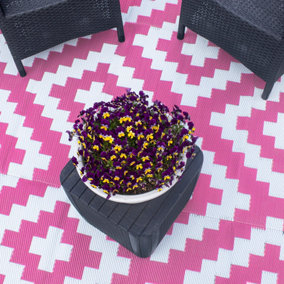 Valiant Geometric Outdoor Patio and Decking Rug - 12ft x 9ft (3.6m x 2.7m)