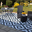 Valiant Geometric Outdoor Patio and Decking Rug - 6ft x 4ft (1.8m x 1.2m)
