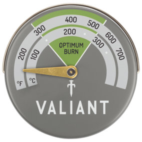 Valiant Magnetic Log Burner & Stove Thermometer - Green