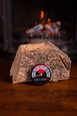 Valiant Magnetic Stove Thermometer for Log Burners and Flue Pipes - Green