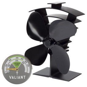 Valiant Premium IV Stove Fan with Magnetic Thermometer
