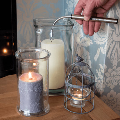 Decorative candle deals lighter