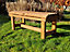 Valley Backless Garden Bench - Timber - L39 X W99.5 X H43 cm - Fully Assembled