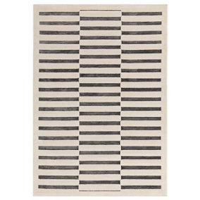 Valley Charcoal Ivory Build Soft Rug Rug 120x170cm for the