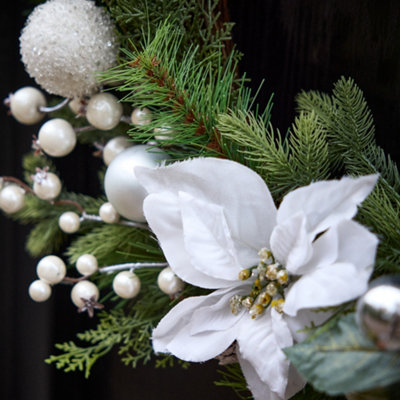 Valley Snowdrift Festive Decor Autumn-Winter Wreath Front Door