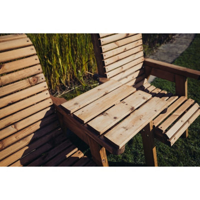 Valley Straight Tray - Timber - L43.5 x W46 x H4 cm - Fully Assembled