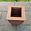 Valley Tall Square Planter - Timber - L39 x W39 x H52 cm - Garden Trough - Fully Assembled