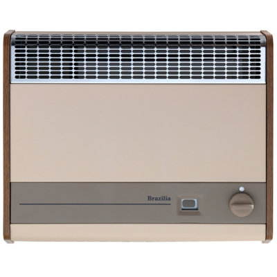 Valor Brazilia F8S Natural Gas Wall Heater 118804 Beige & Oak 2.3kw Price Comparisons | Compare The Build
