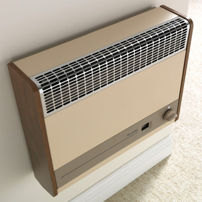Valor Brazilia F8S Natural Gas Wall Heater 118804 Beige Oak 2.3kw