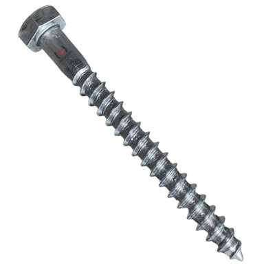 Value M8 x 60mm Masonry Brick Wall Fixing Screw Bolts with Plugs & Washers for Aerial Satellite Sky Dish Tv Bracket Pack of Six - 4