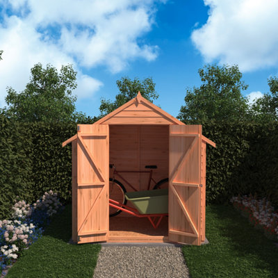Value Overlap 4x6 with double doors and no windows