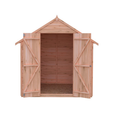 Value Overlap 4x6 with double doors and no windows