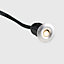 ValueLights 10 Pack IP67 Rated 15mm Warm White LED Round Decking Kitchen Plinth Lights With 3M Extension